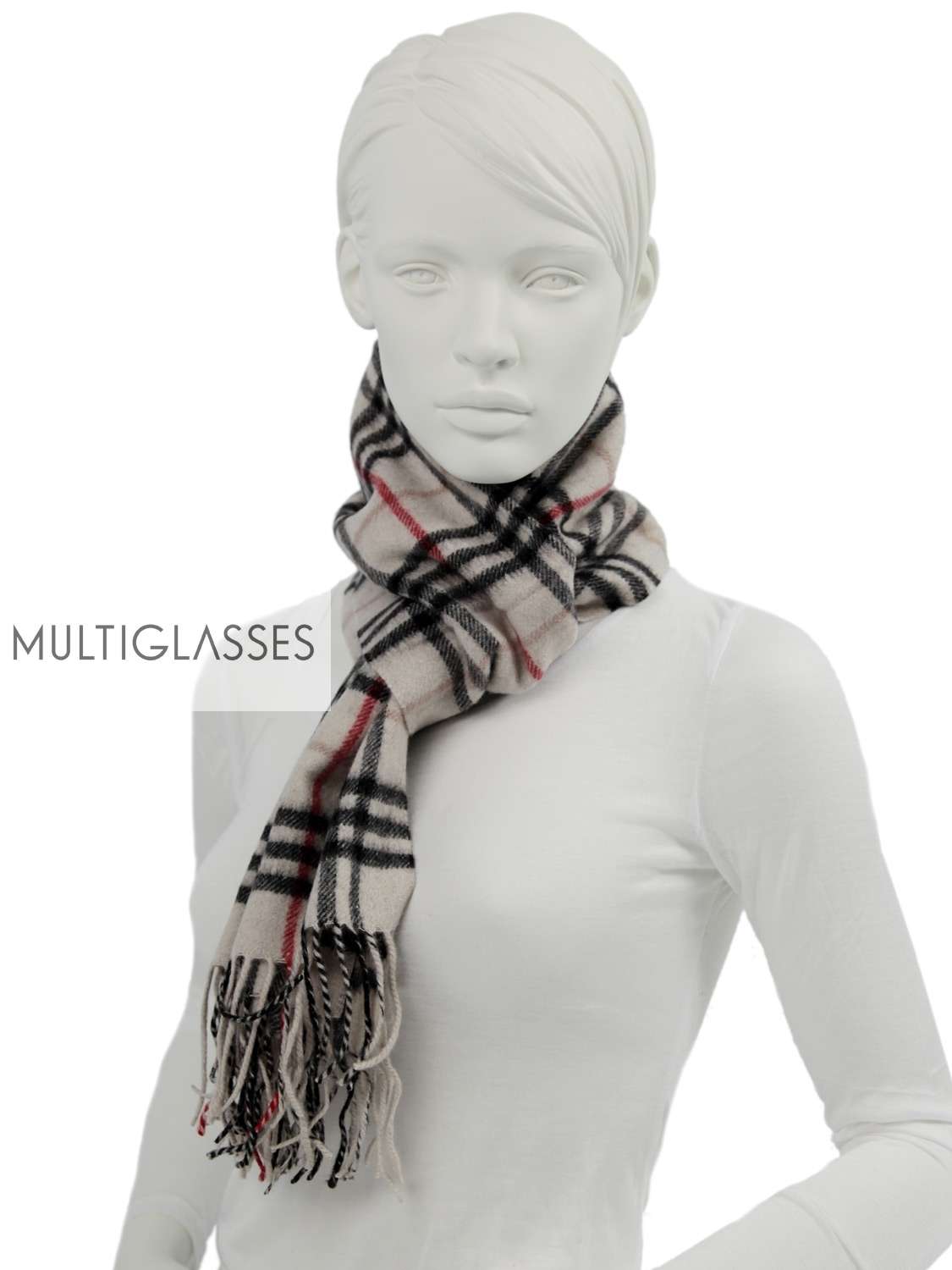 Купить Check Cashemere Scarf 