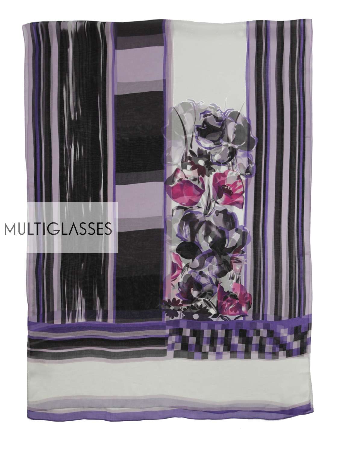 Купить Violet Flower Scarve 