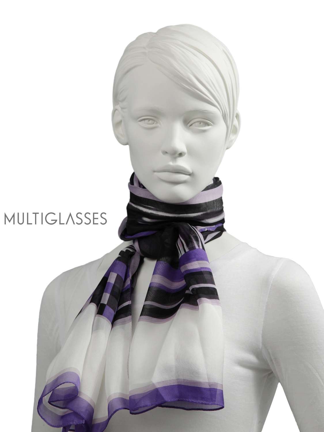 Купить Violet Flower Scarve 