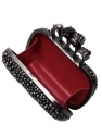 Купить Knuckle-duster studder satin clutch 