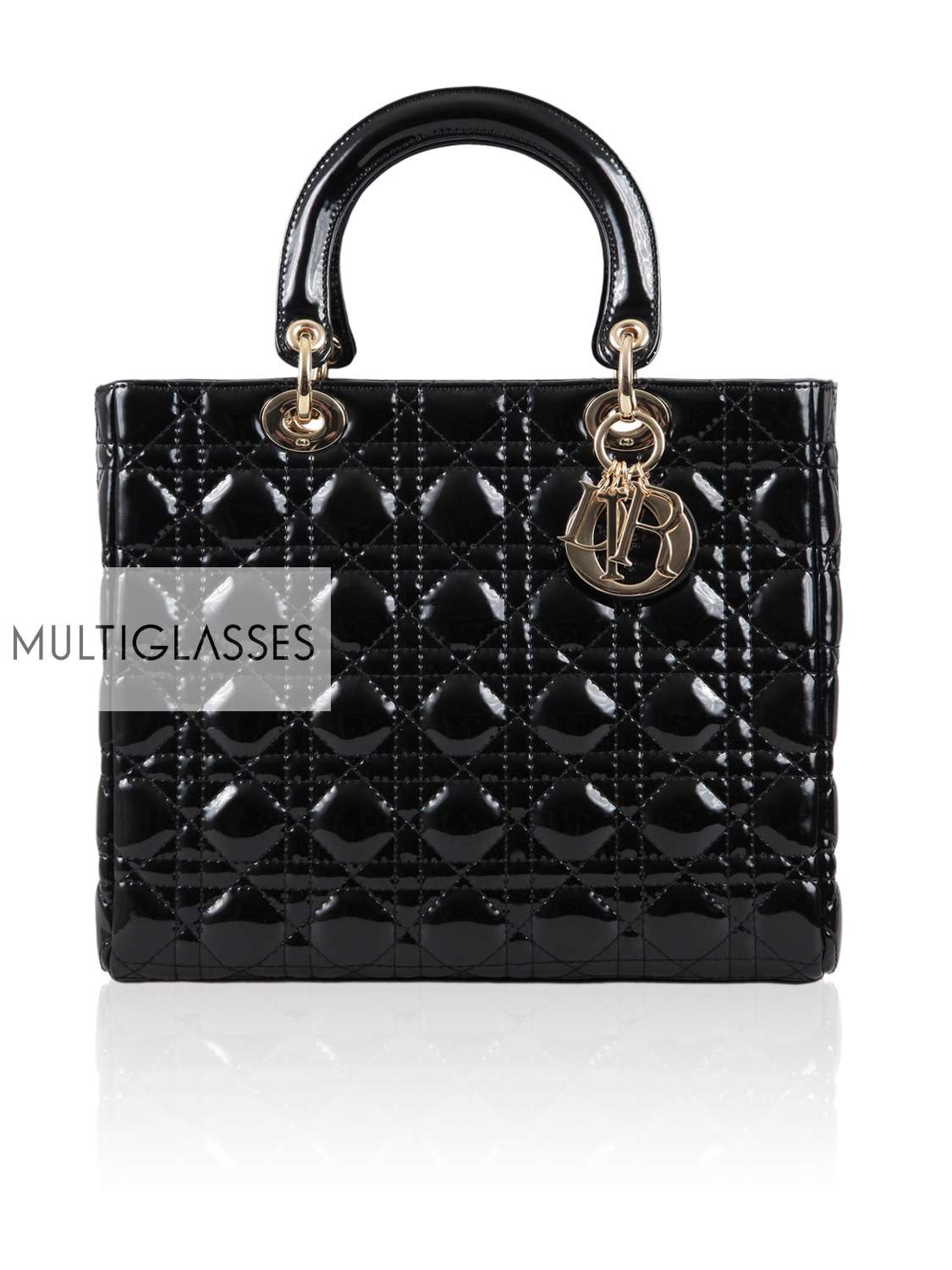 Купить Lady Dior Patent Large Bag 