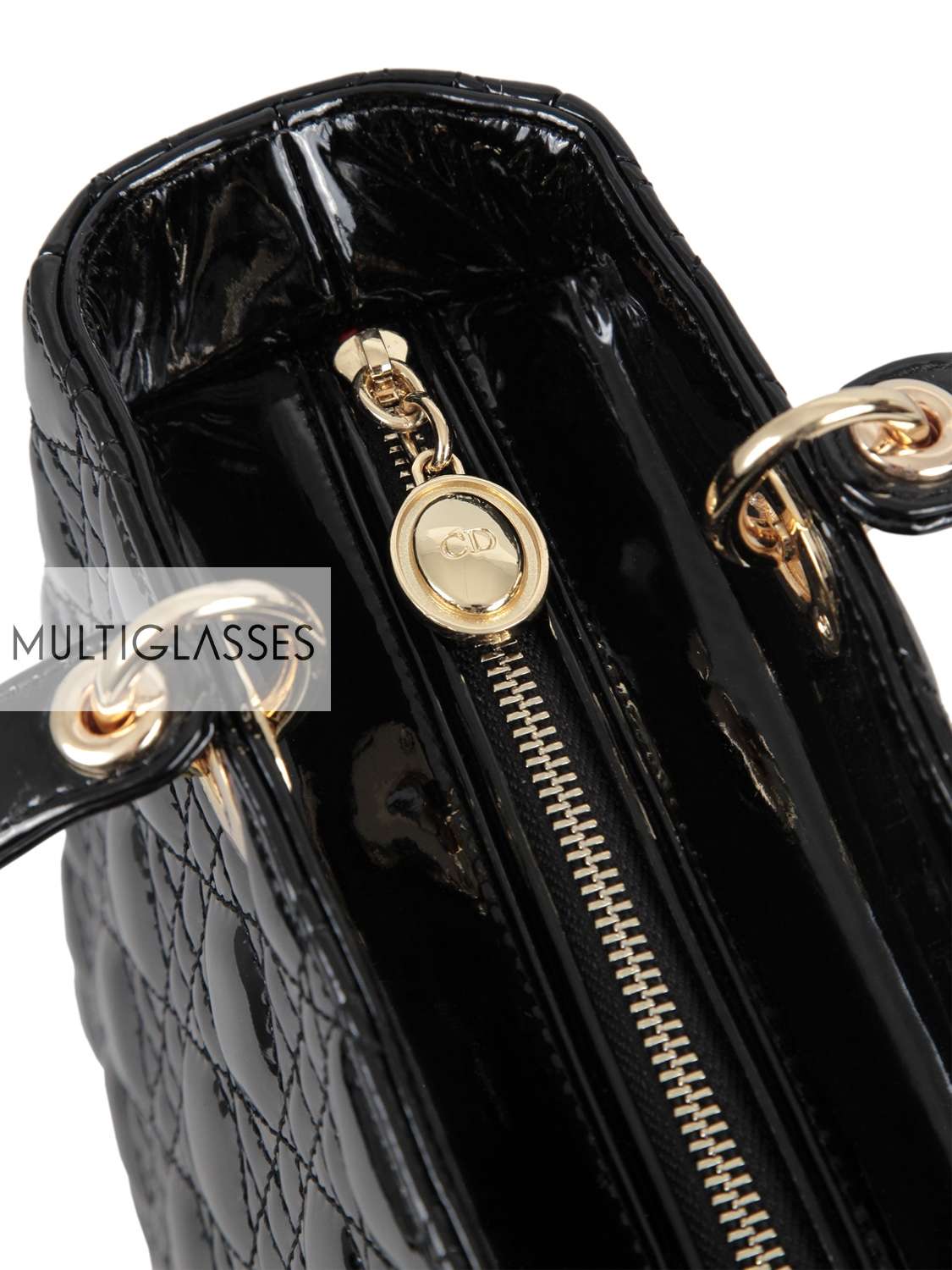 Купить Lady Dior Patent Large Bag 