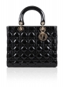 Купить Lady Dior Patent Large Bag 
