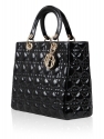 Купить Lady Dior Patent Large Bag 