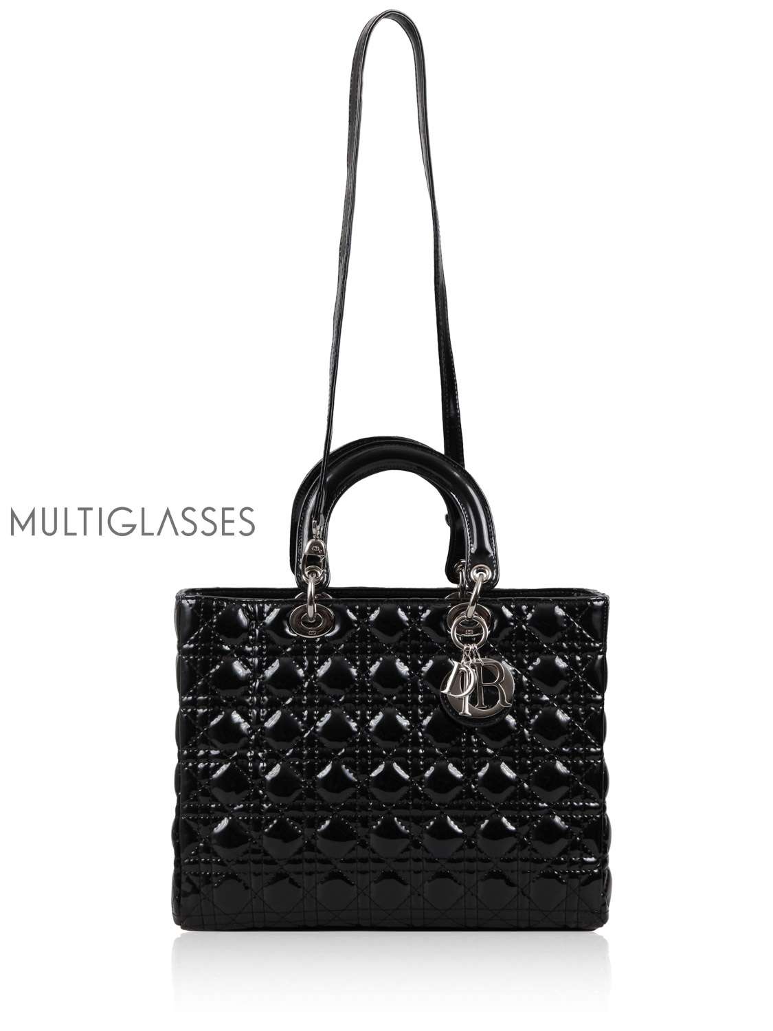 Купить Lady Dior Patent Large Bag 