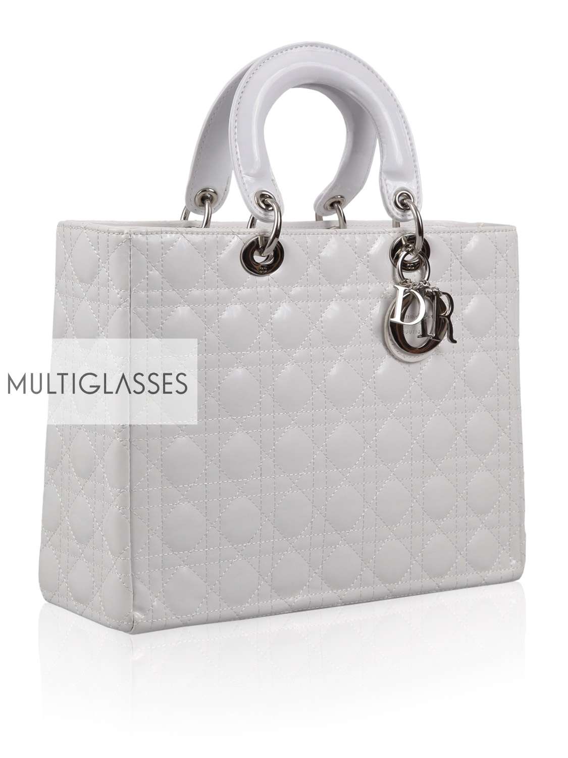 Купить Lady Dior Patent Large Bag 