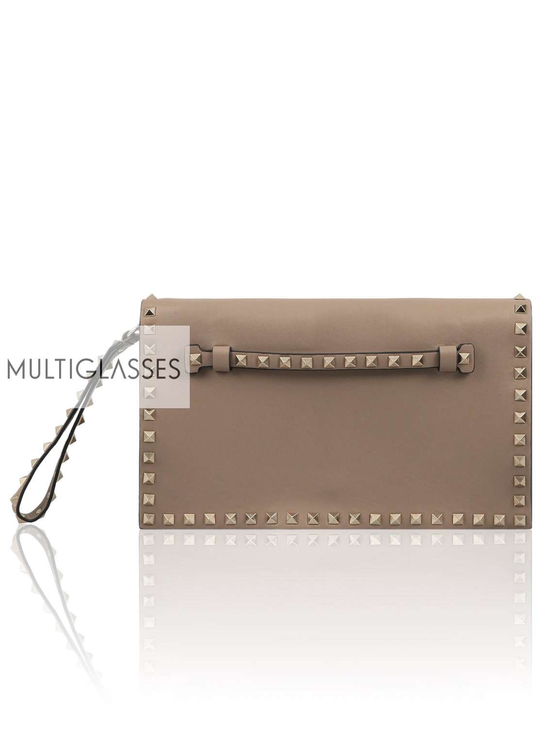 Купить Rockstud Leather Clutch 