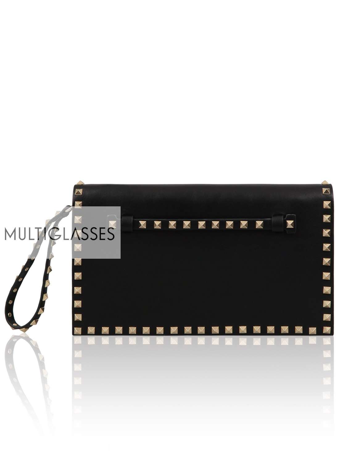 Купить Rockstud Leather Clutch 