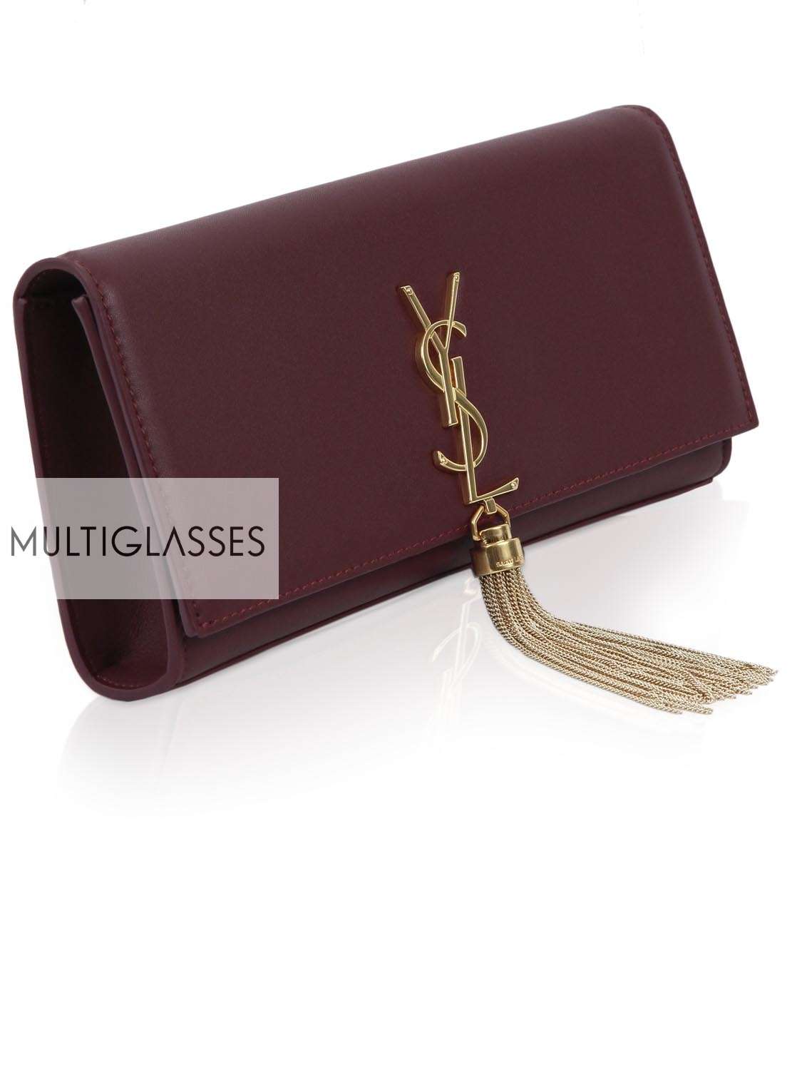 Купить CLASSIC MONOGRAM SAINT LAURENT TASSEL CLUTCH 