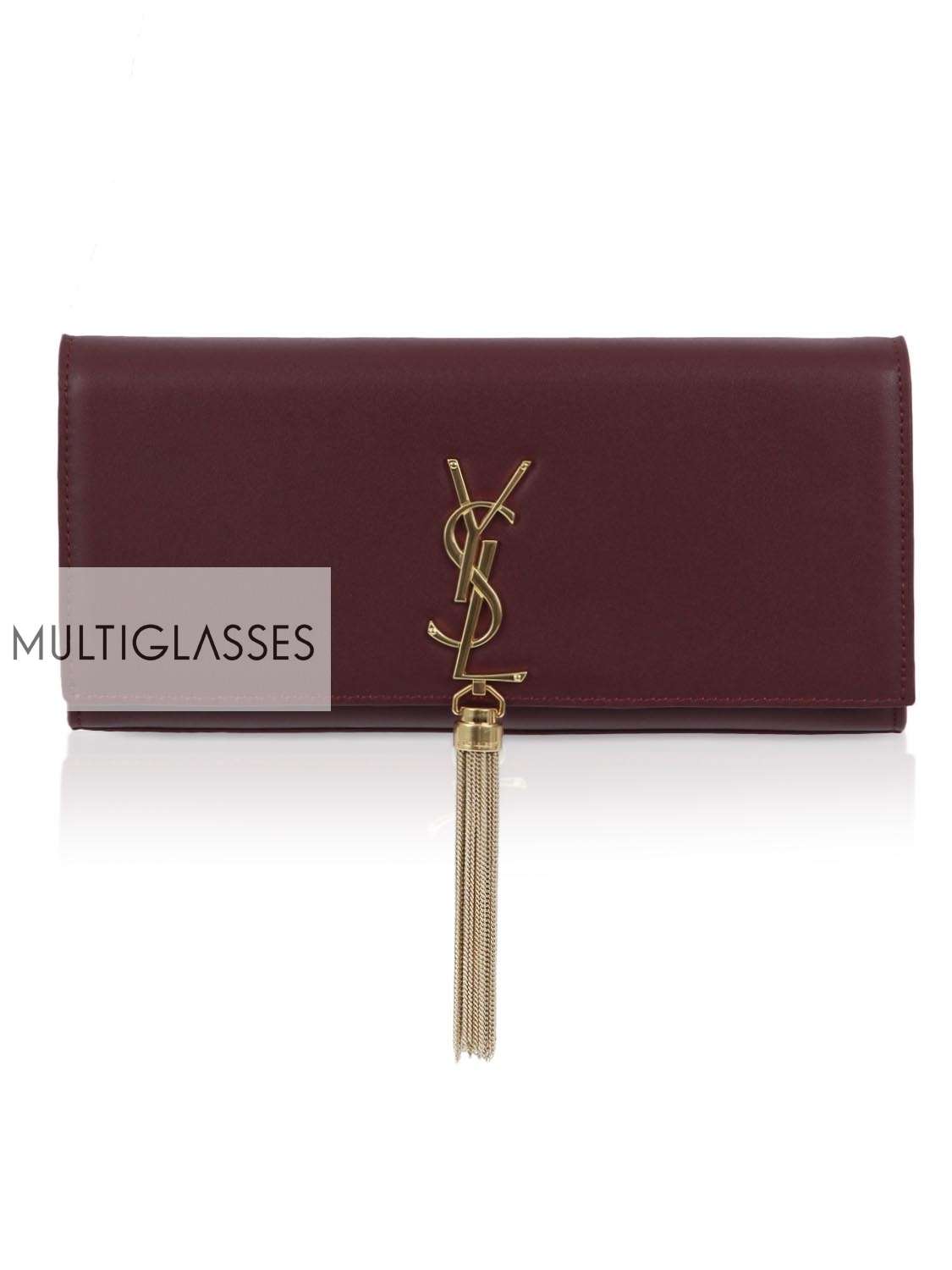 Купить CLASSIC MONOGRAM SAINT LAURENT TASSEL CLUTCH 