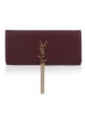 Купить CLASSIC MONOGRAM SAINT LAURENT TASSEL CLUTCH 