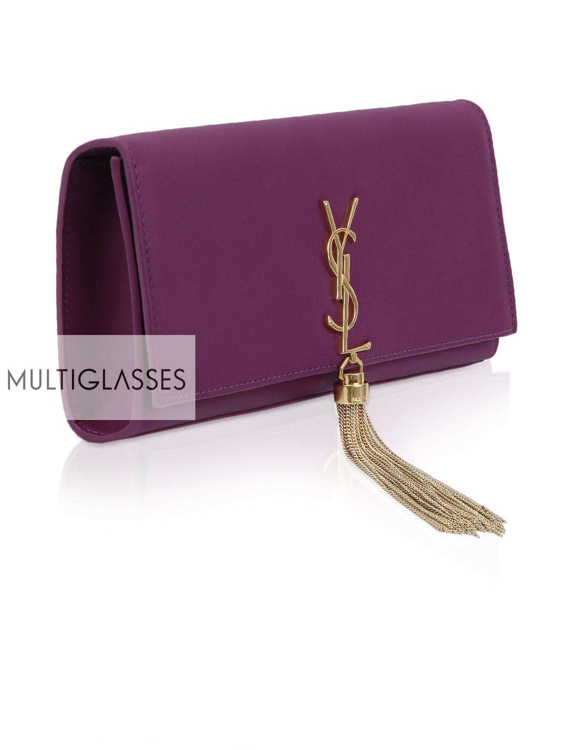 Купить CLASSIC MONOGRAM SAINT LAURENT TASSEL CLUTCH 