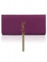 Купить CLASSIC MONOGRAM SAINT LAURENT TASSEL CLUTCH 