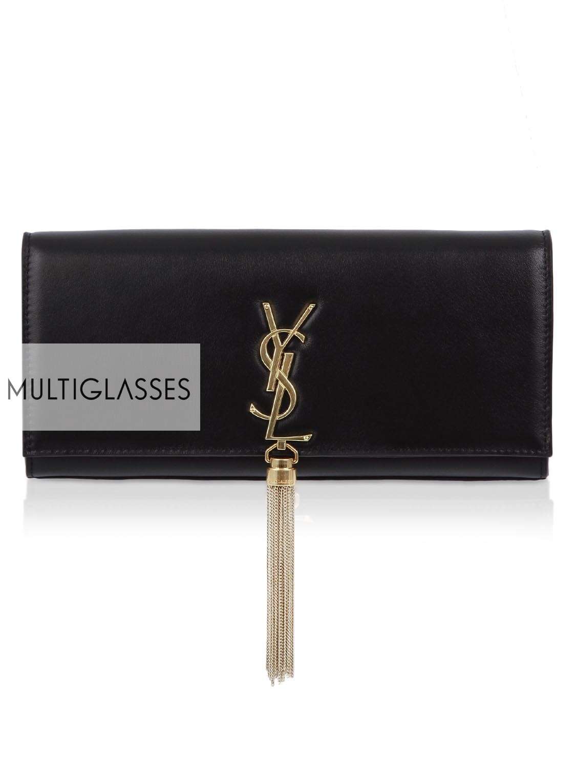 Купить CLASSIC MONOGRAM SAINT LAURENT TASSEL CLUTCH 