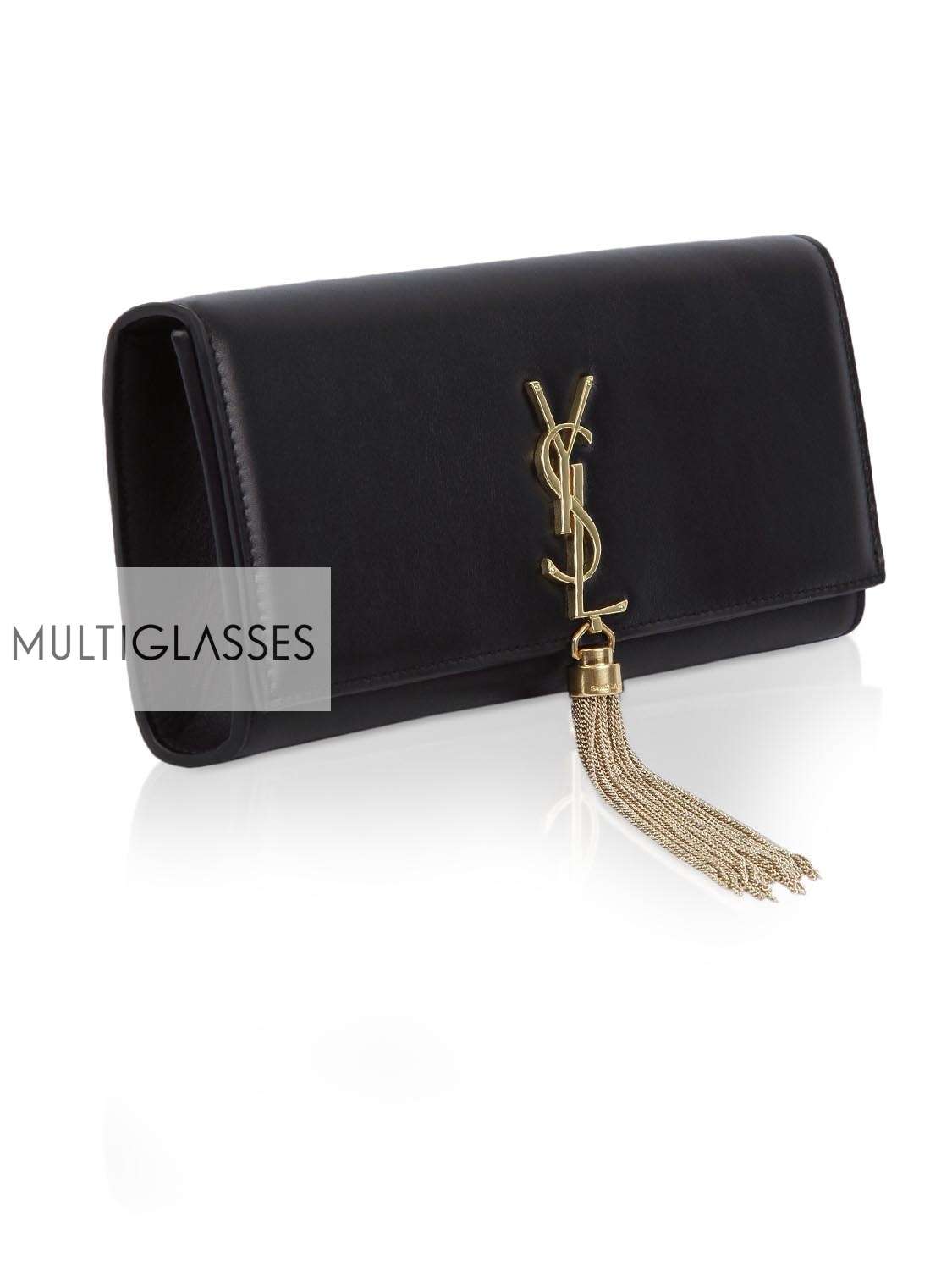 Купить CLASSIC MONOGRAM SAINT LAURENT TASSEL CLUTCH 