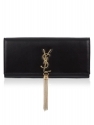 Купить CLASSIC MONOGRAM SAINT LAURENT TASSEL CLUTCH 