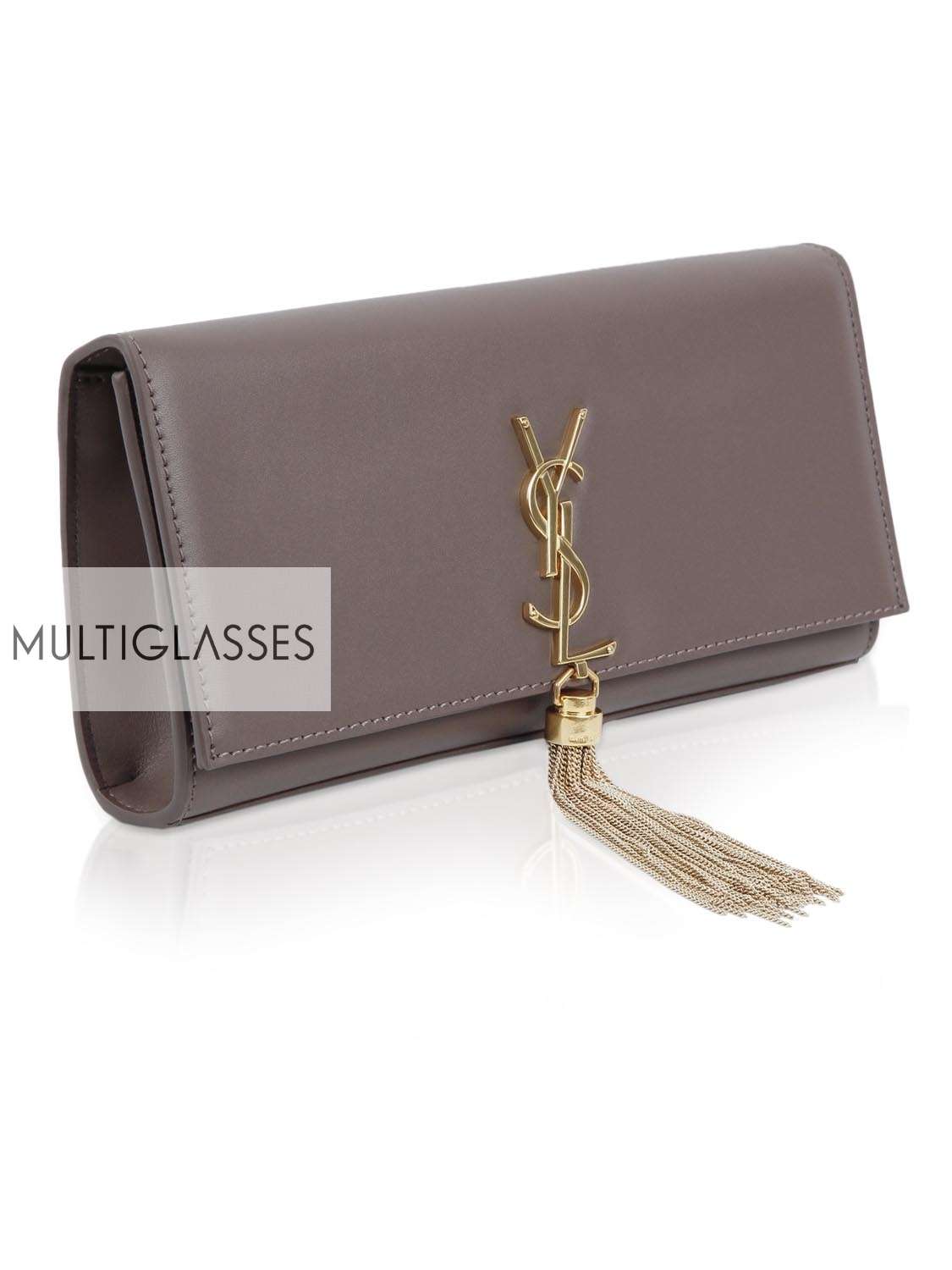 Купить CLASSIC MONOGRAM SAINT LAURENT TASSEL CLUTCH 