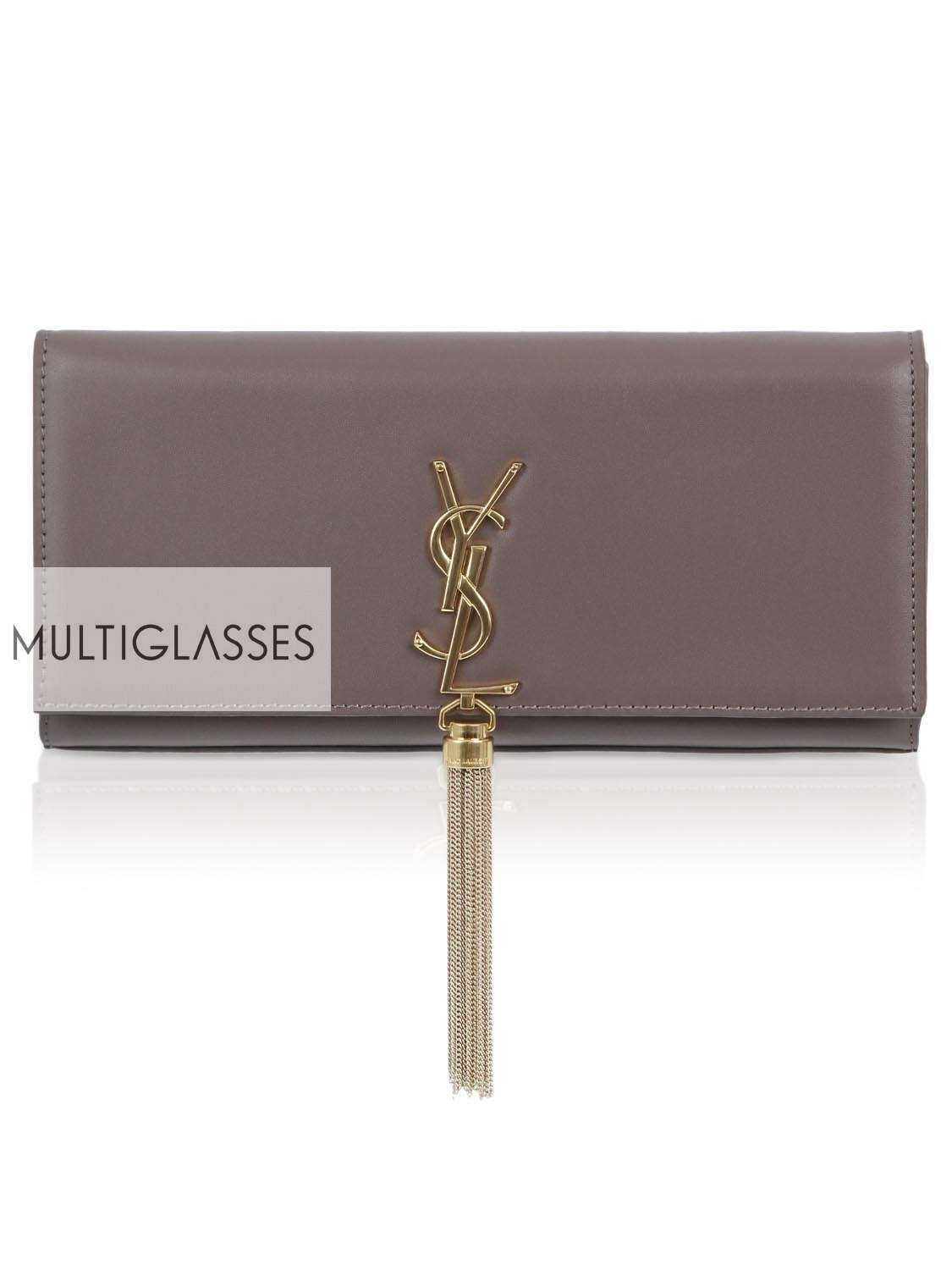 Купить CLASSIC MONOGRAM SAINT LAURENT TASSEL CLUTCH 