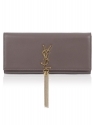 Купить CLASSIC MONOGRAM SAINT LAURENT TASSEL CLUTCH 