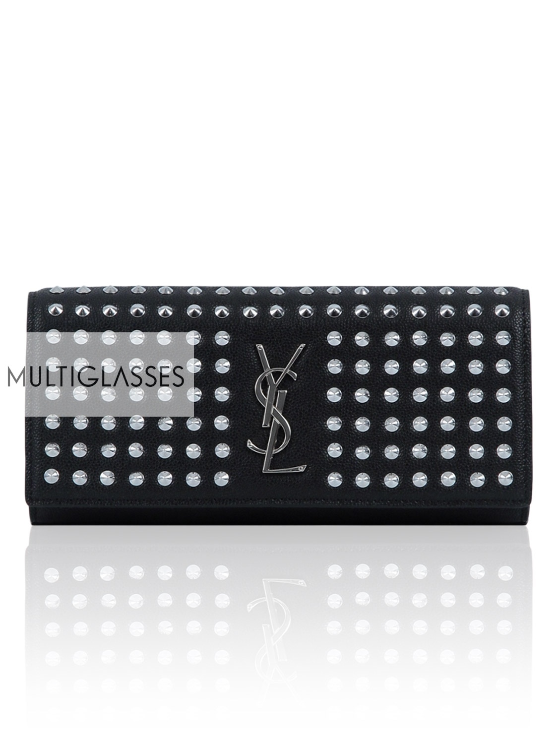 Купить STUDDED CLASSIC MONOGRAM SAINT LAURENT CLUTCH 