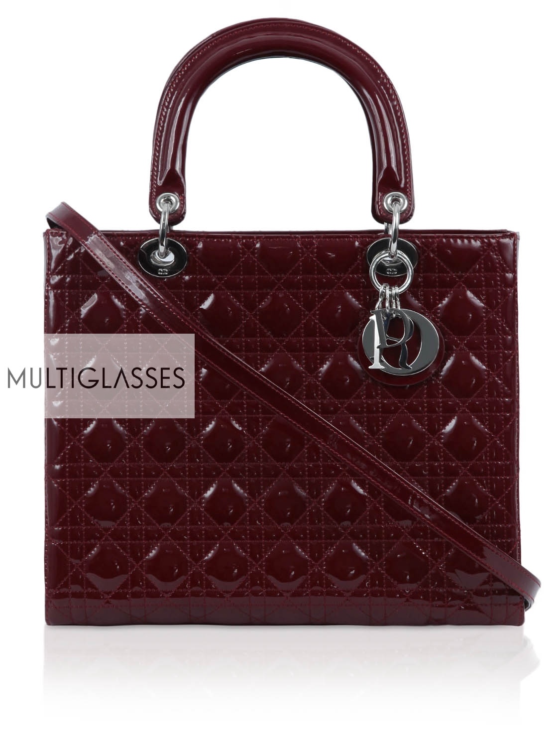 Купить Lady Dior Patent Large Bag 