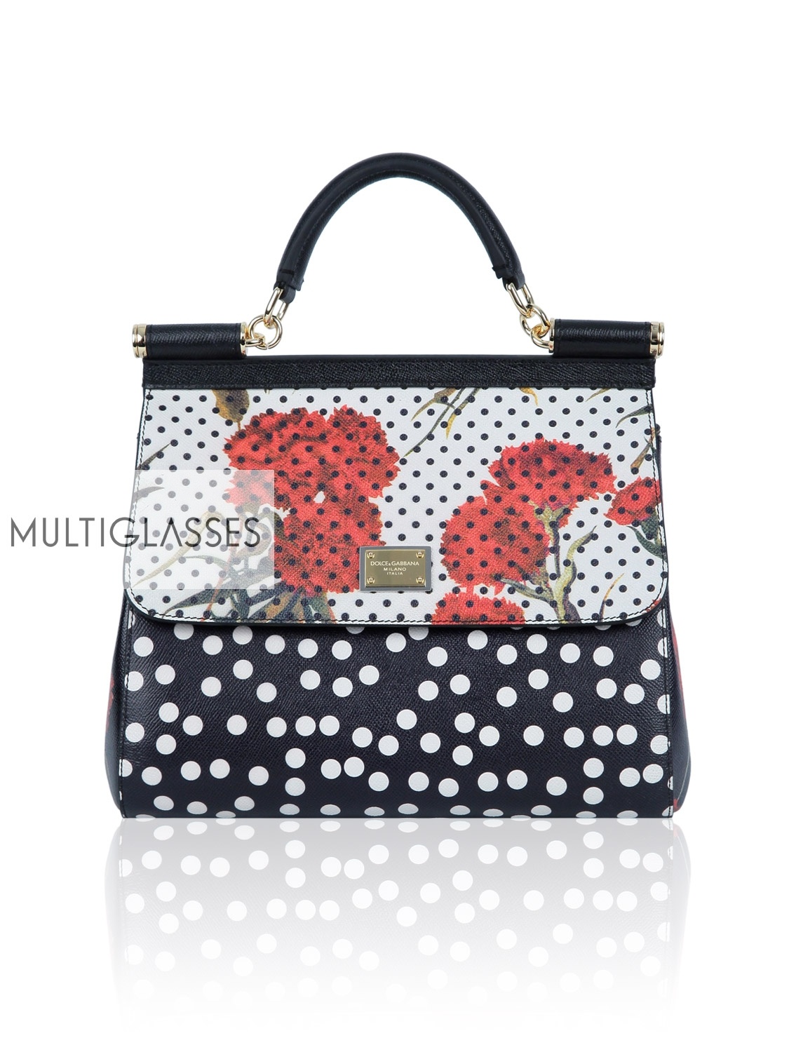 Купить Miss Sicily Polka Dot Bag 