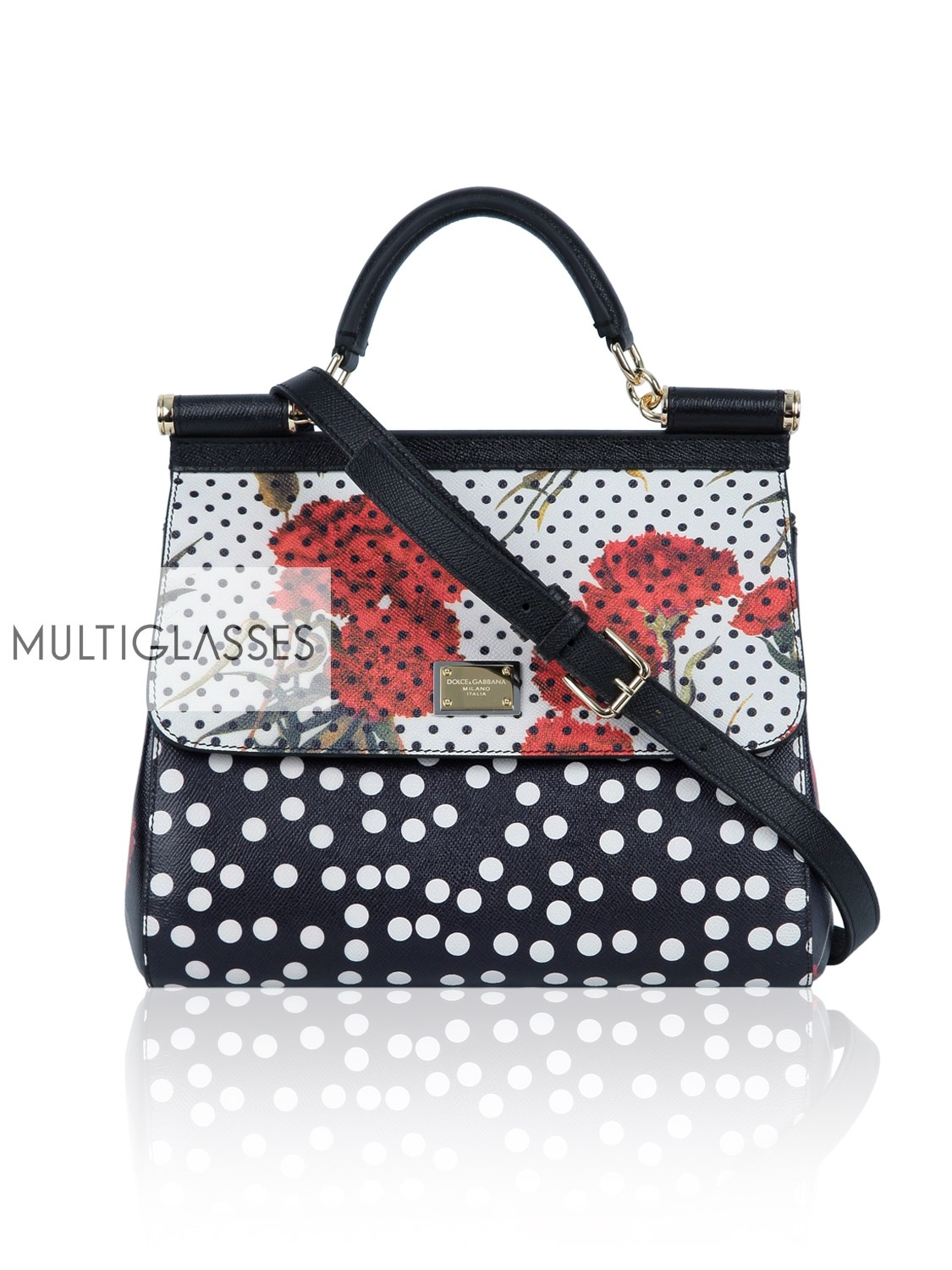 Купить Miss Sicily Polka Dot Bag 