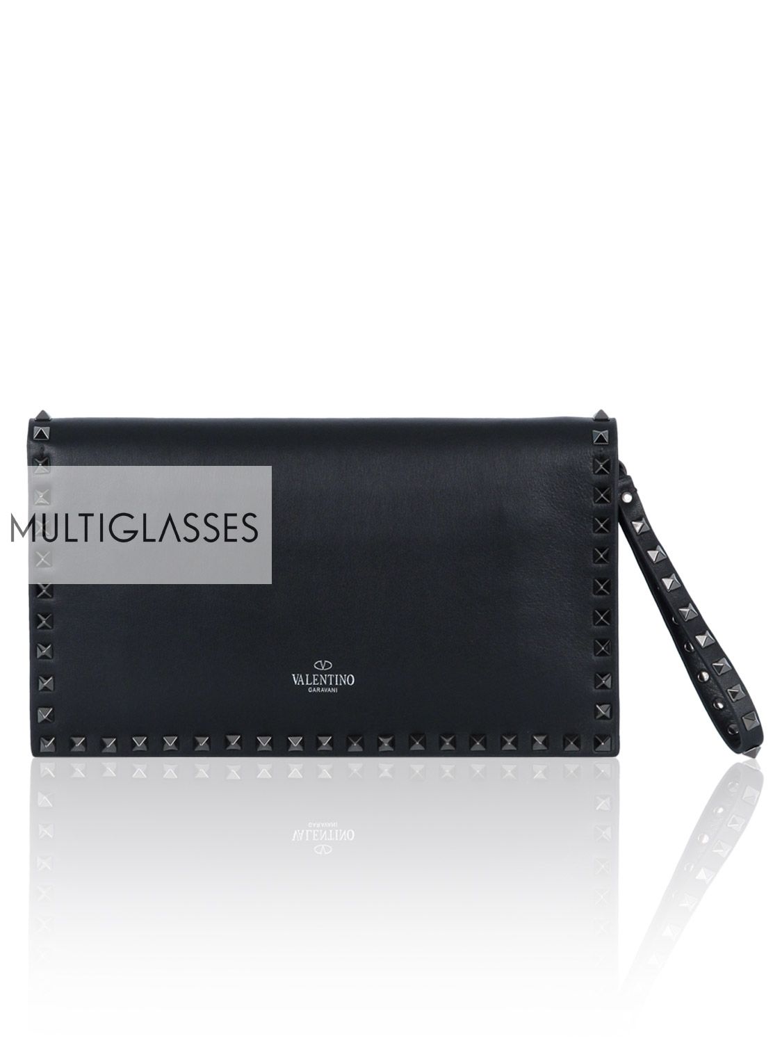 Купить Rockstud Leather Clutch 