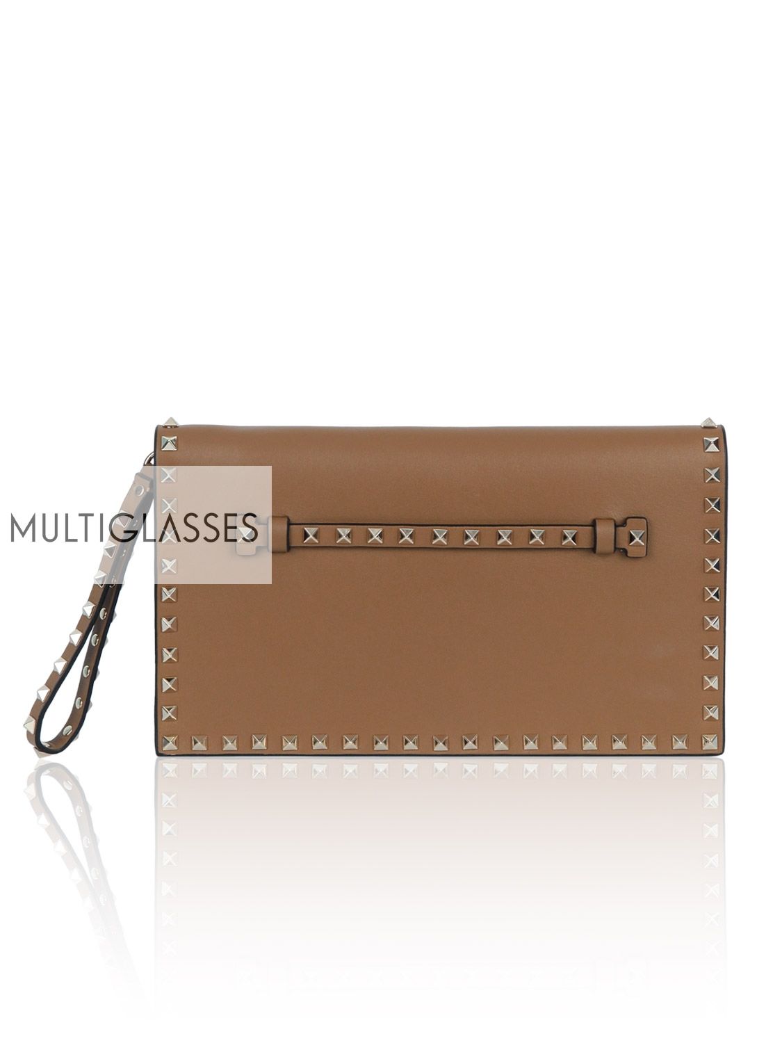 Купить Rockstud Leather Clutch 