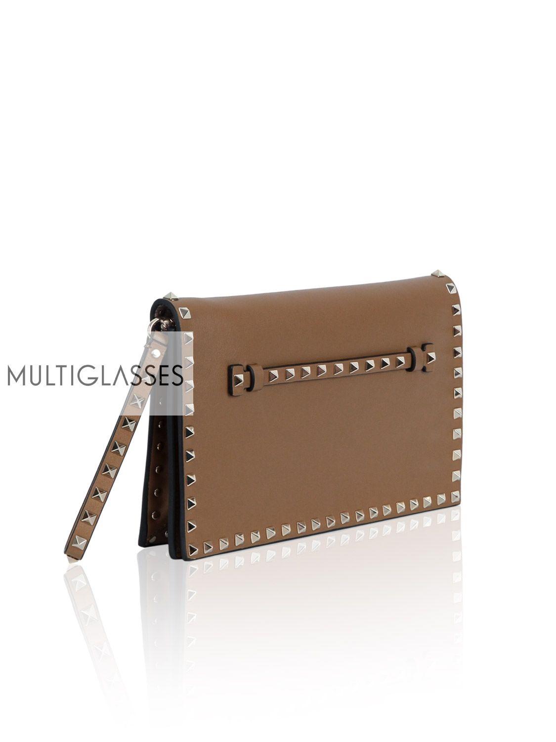 Купить Rockstud Leather Clutch 