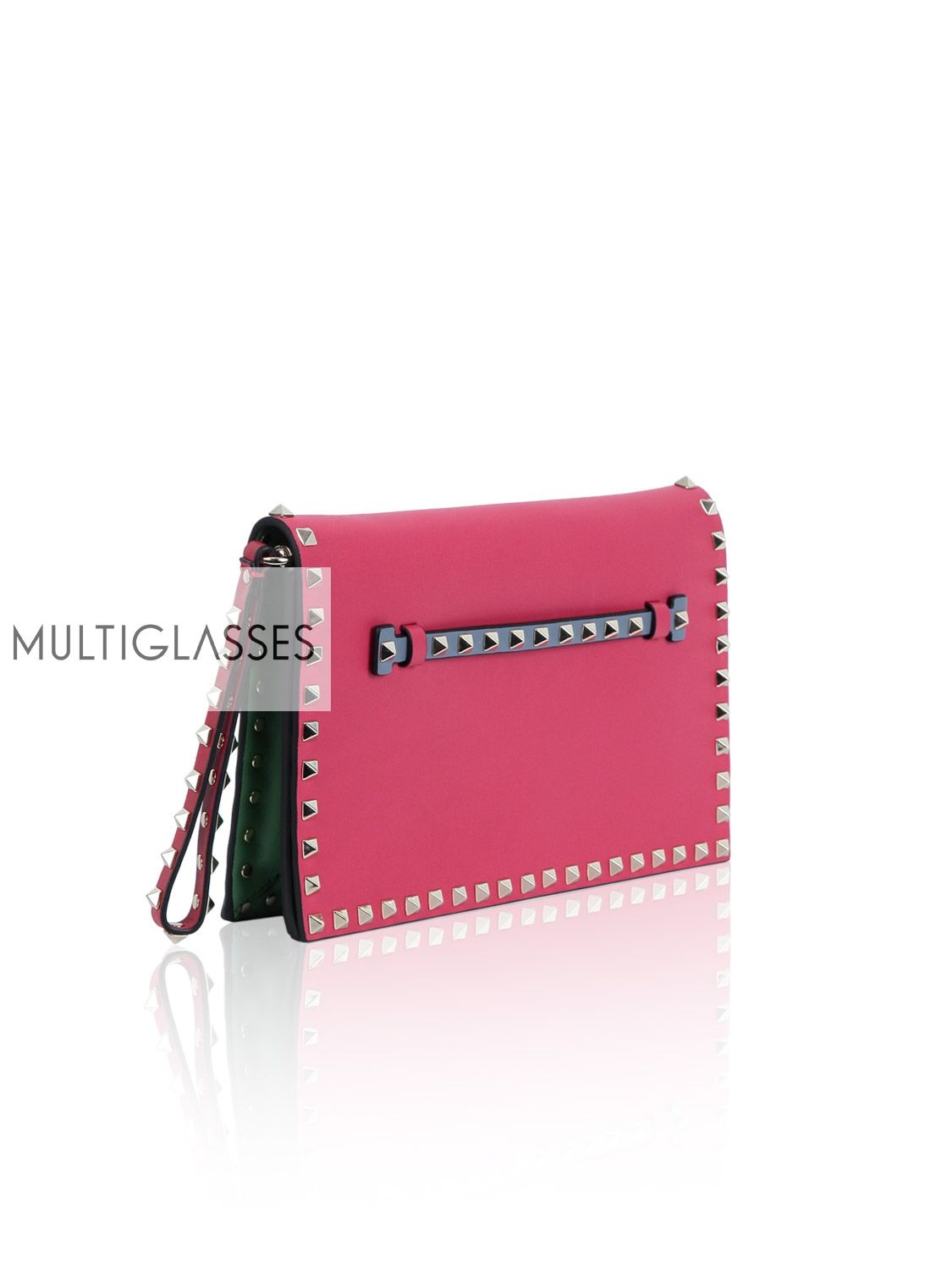 Купить Rockstud Leather Clutch 