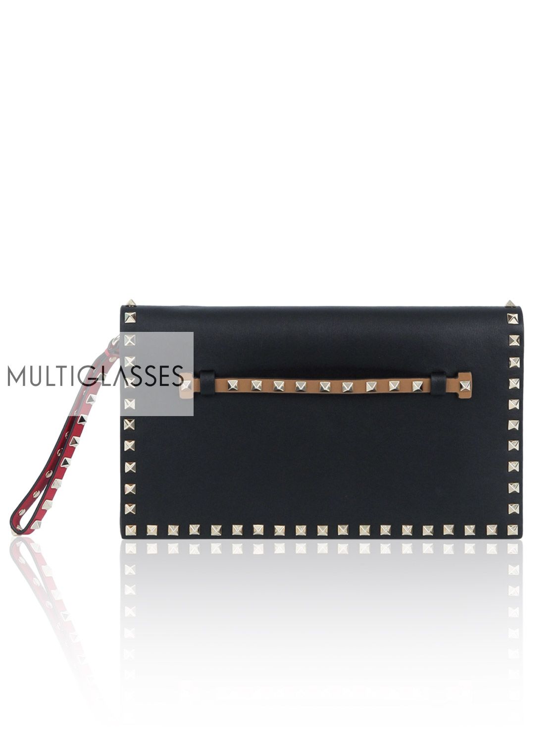 Купить Rockstud Leather Clutch 