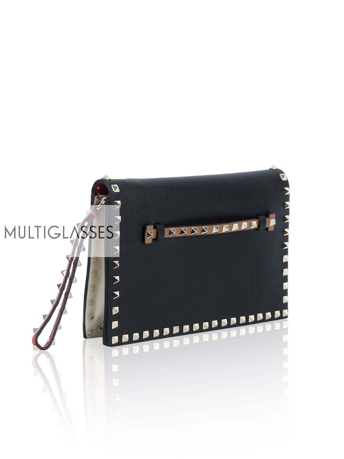 Купить Rockstud Leather Clutch 