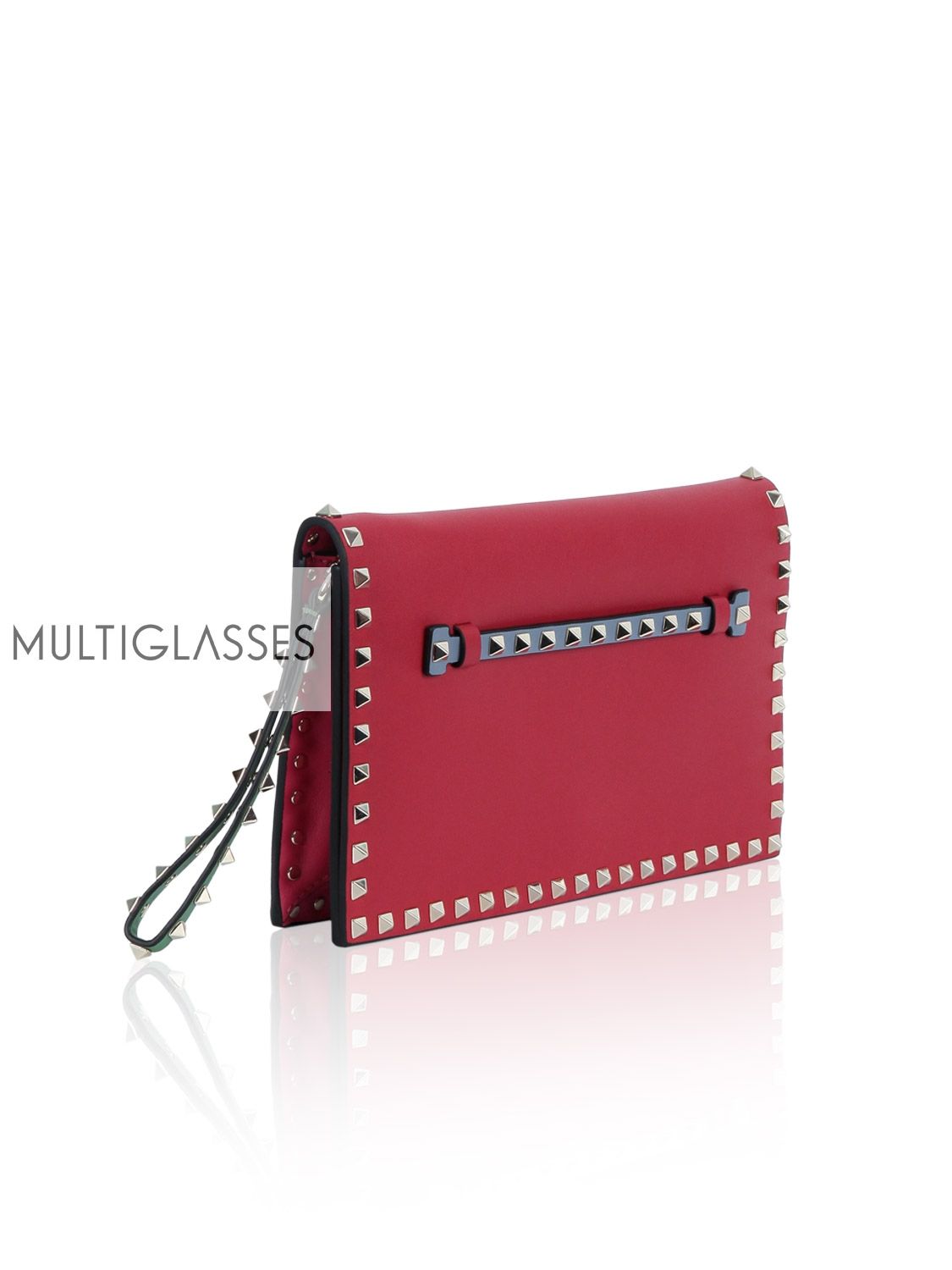 Купить Rockstud Leather Clutch 