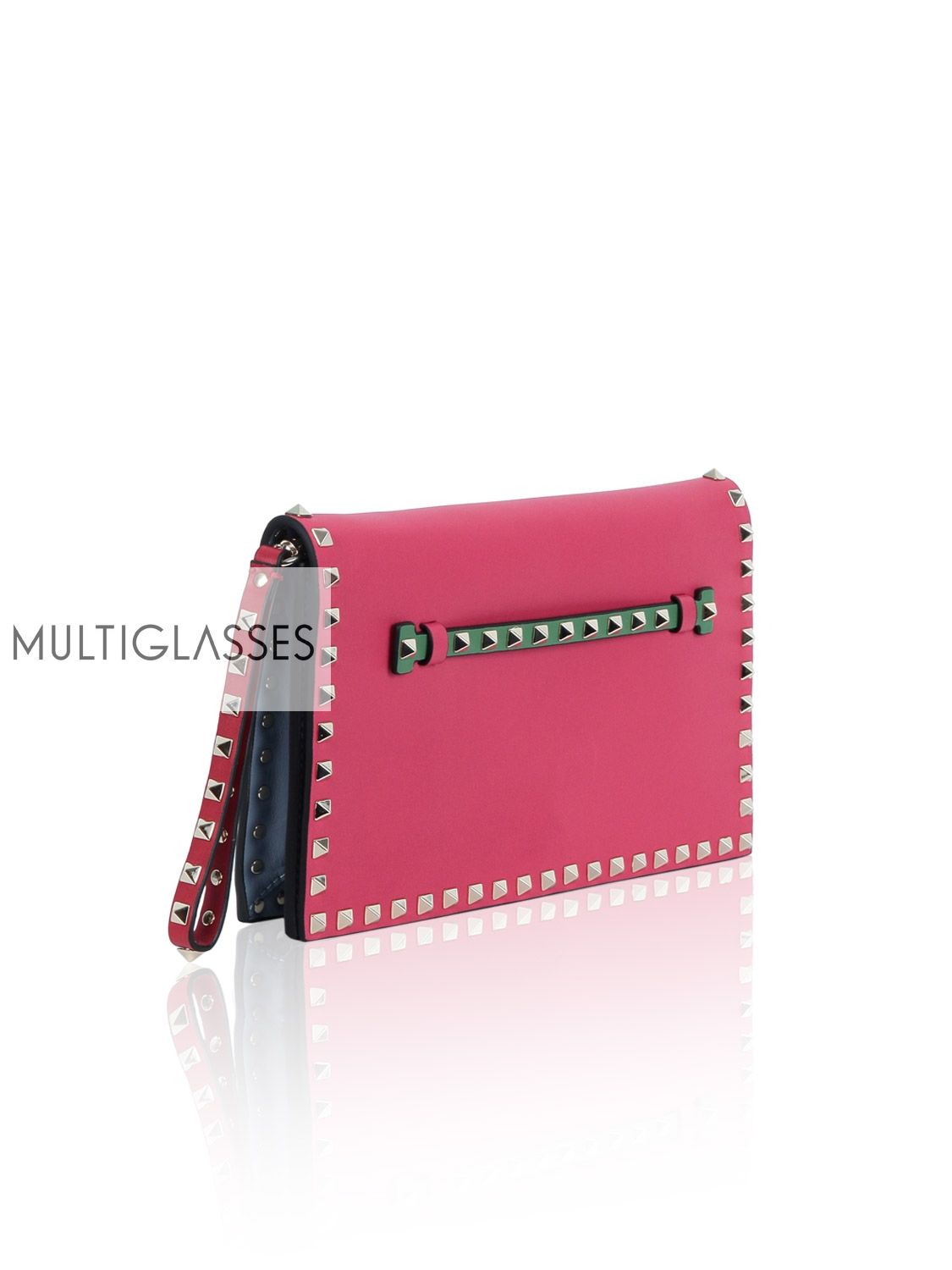 Купить Rockstud Leather Clutch 