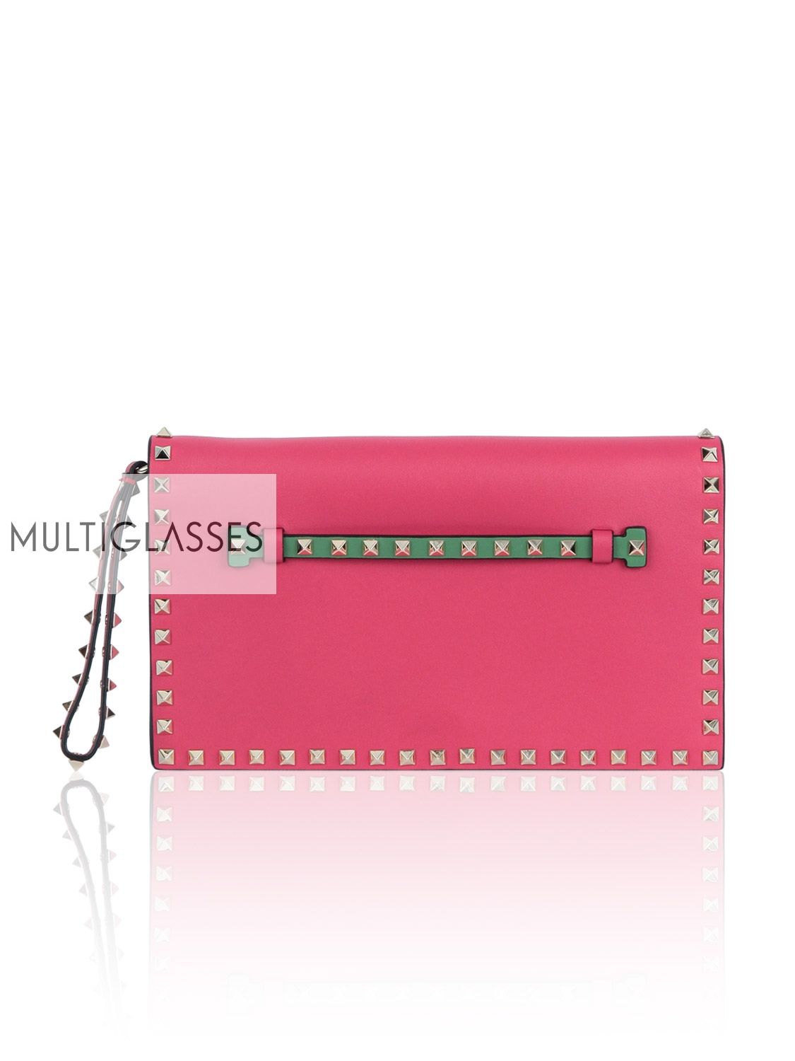 Купить Rockstud Leather Clutch 