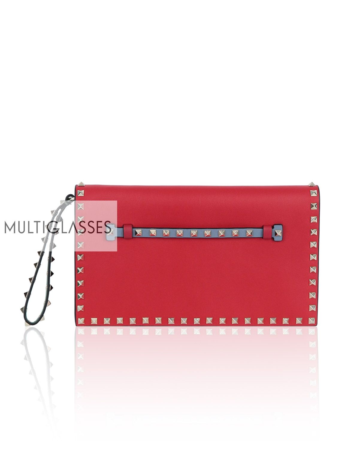 Купить Rockstud Leather Clutch 