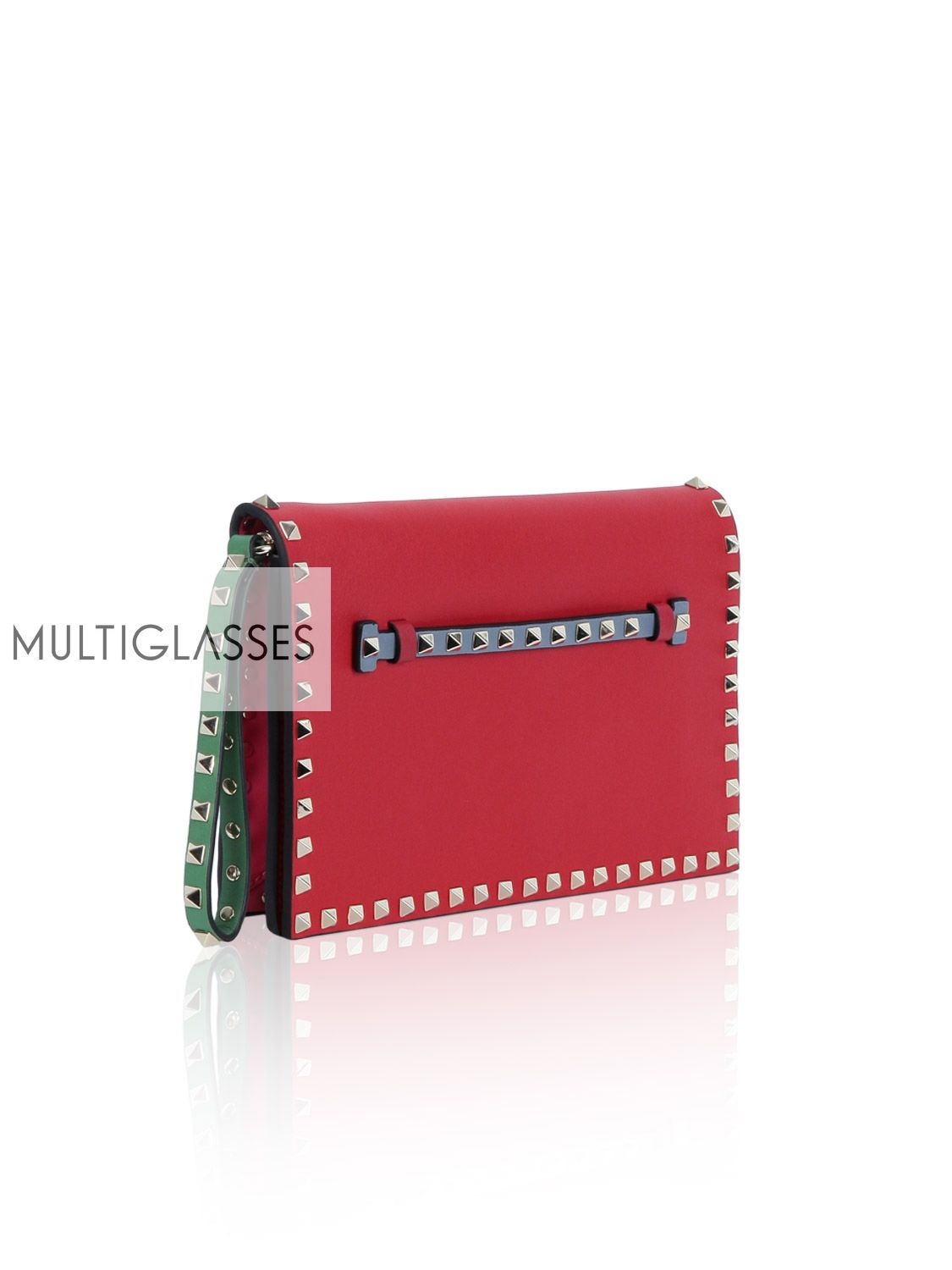 Купить Rockstud Leather Clutch 