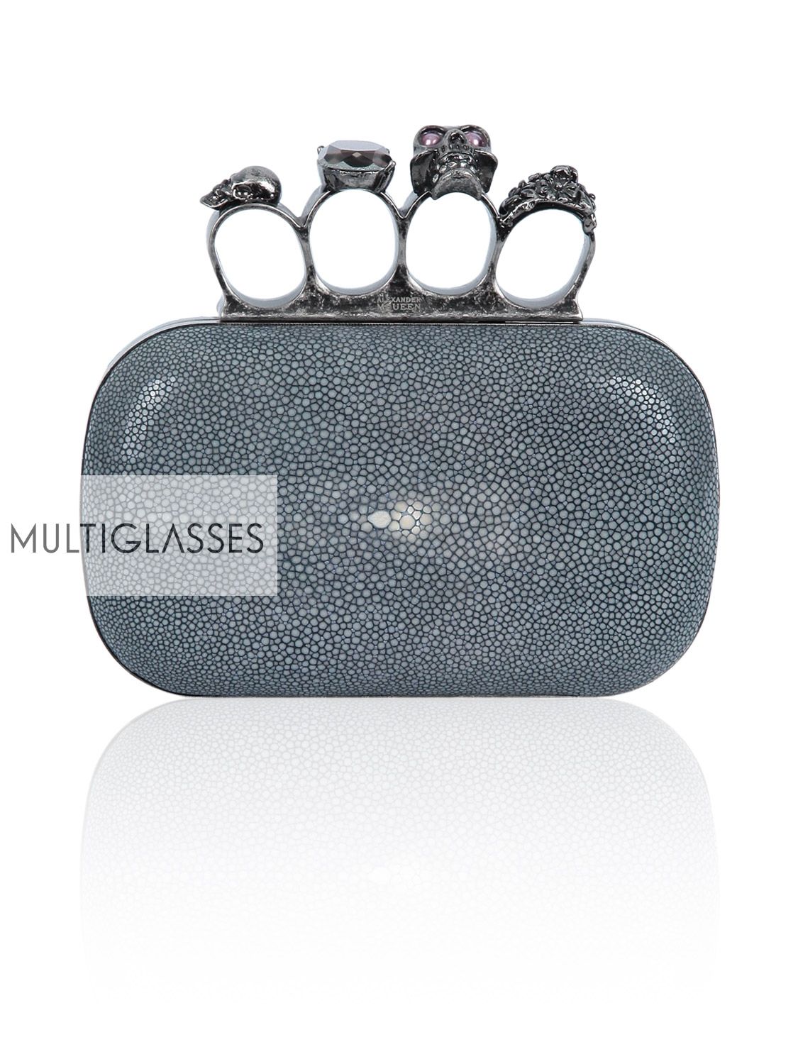 Купить Knuckle-duster stone clutch 