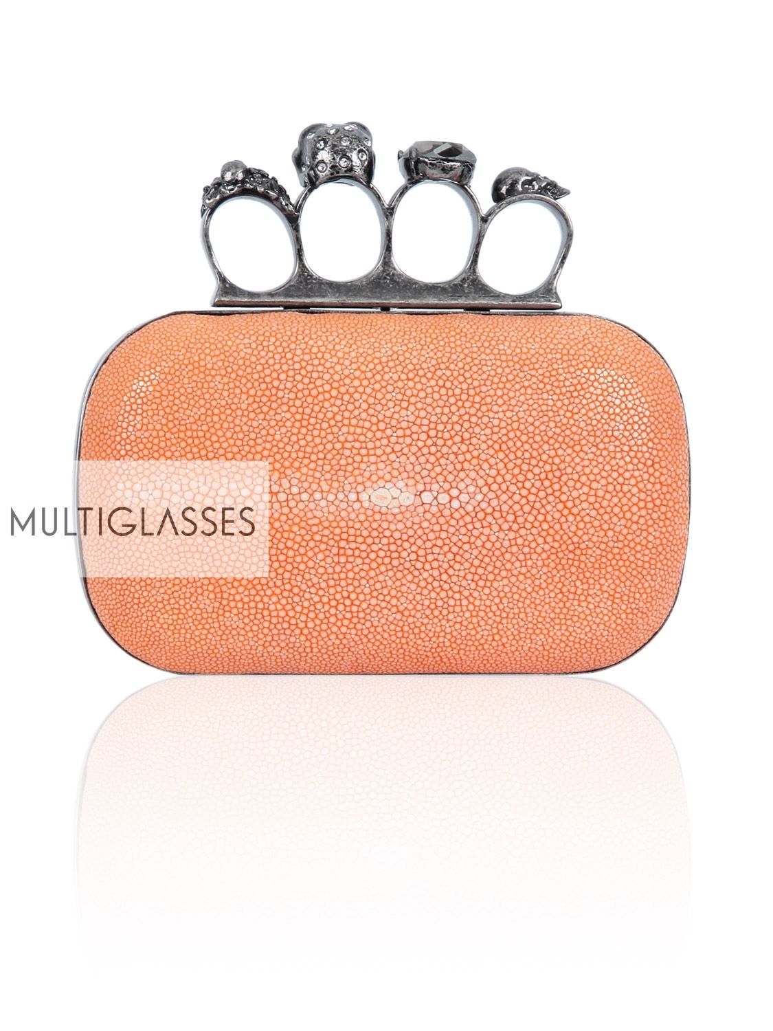 Купить Knuckle-duster stone clutch 