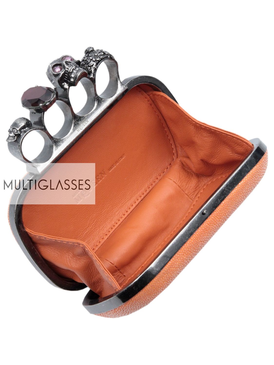 Купить Knuckle-duster stone clutch 