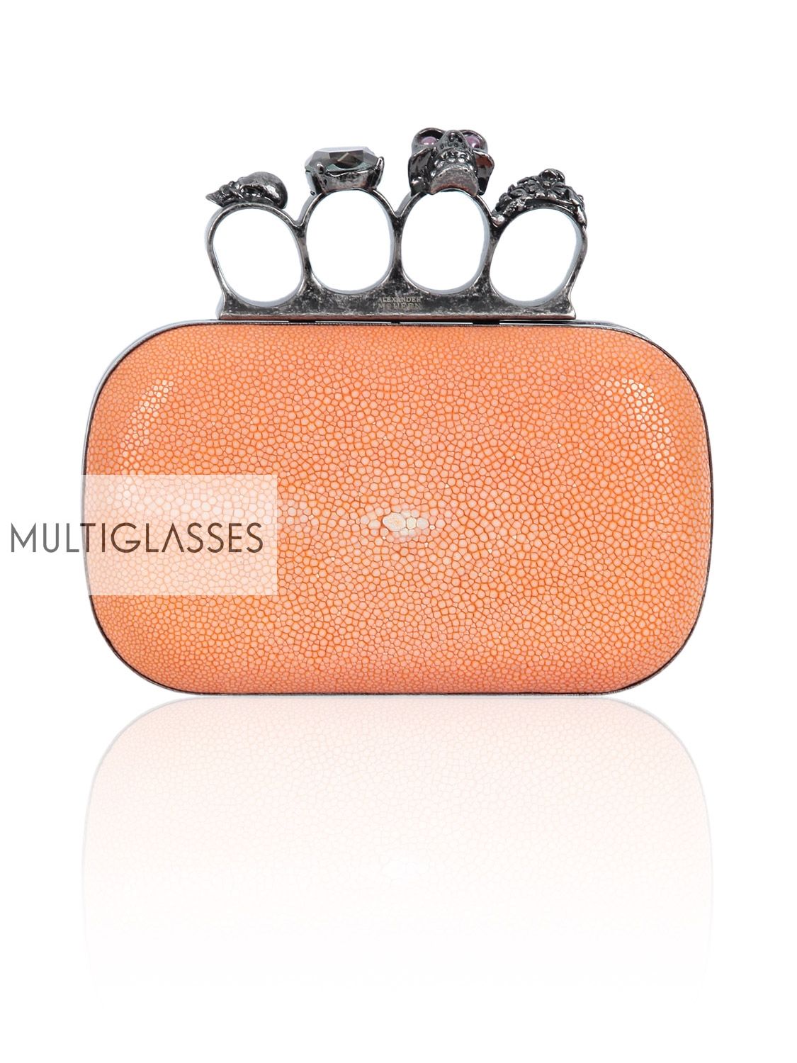 Купить Knuckle-duster stone clutch 