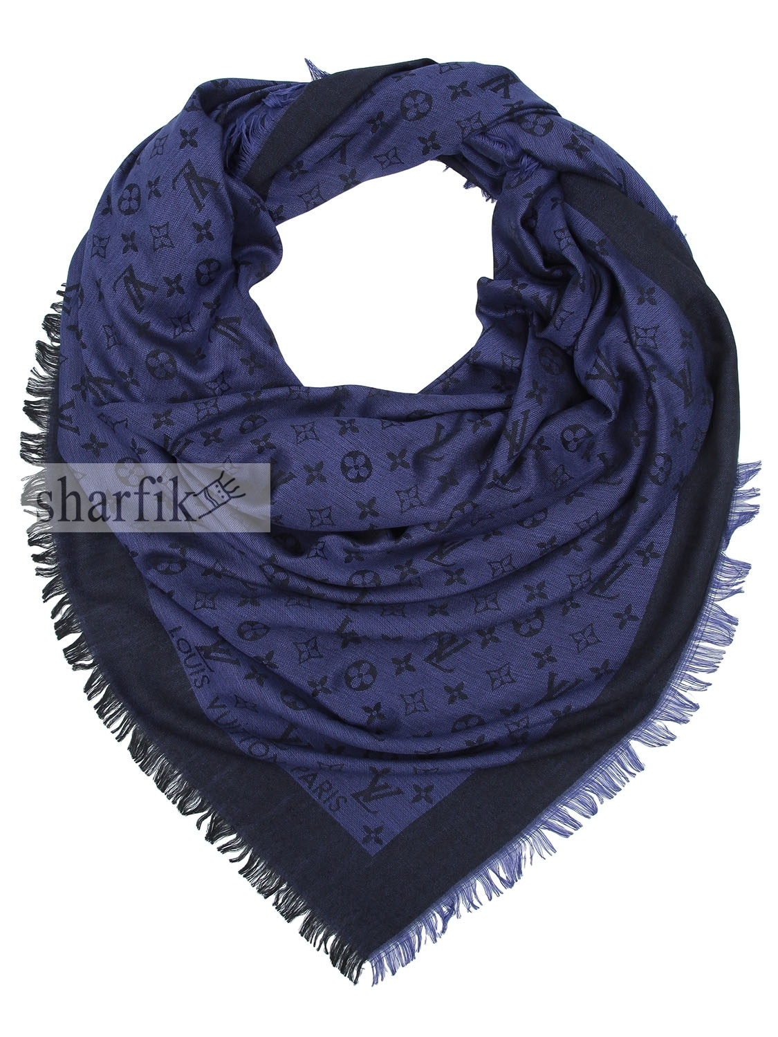 Louis vuitton black denim clearance shawl