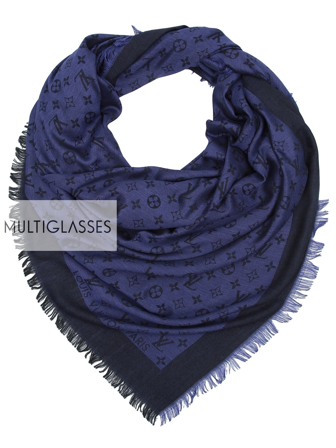 Купить Monogram Denim Shawl 