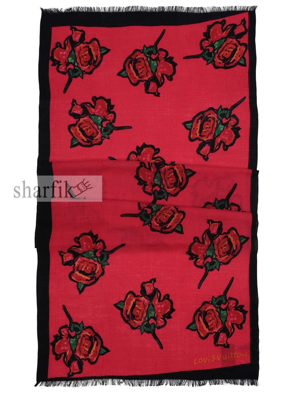 Louis vuitton rose store scarf