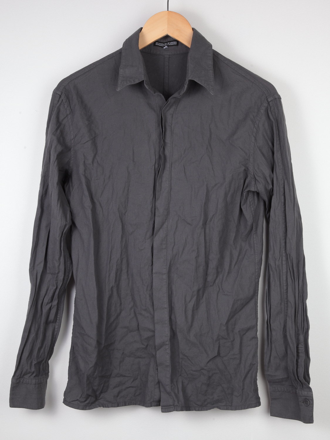 Купить Gray button up shirt 