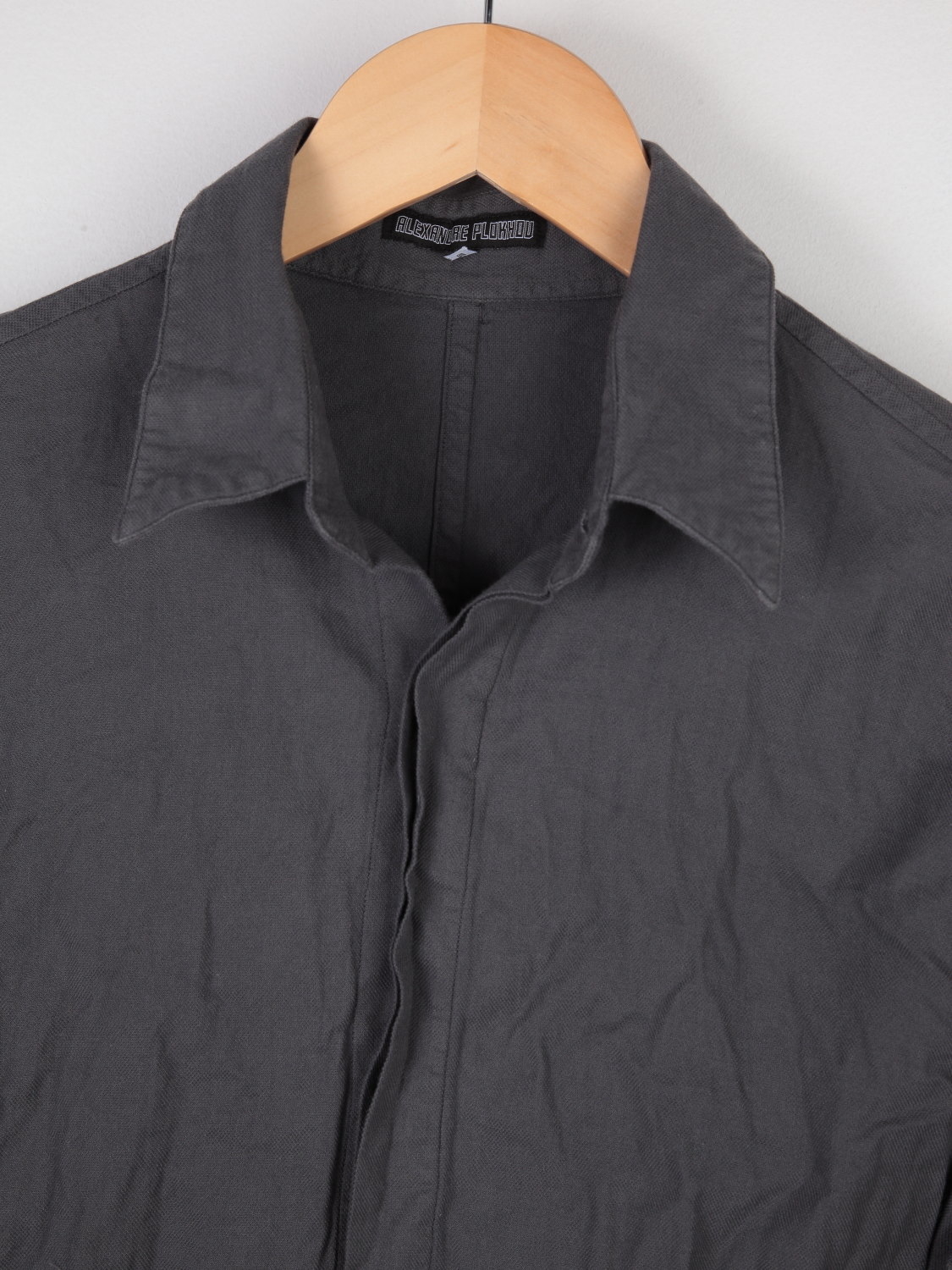 Купить Gray button up shirt 