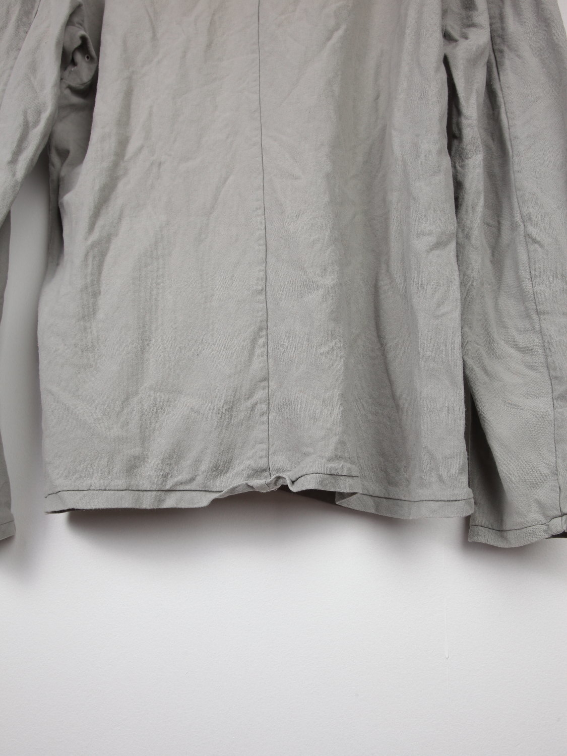Купить Gray knitted cotton longsleeve 