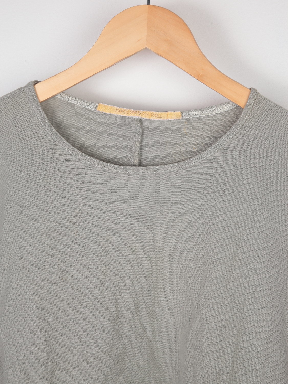 Купить Gray knitted cotton longsleeve 
