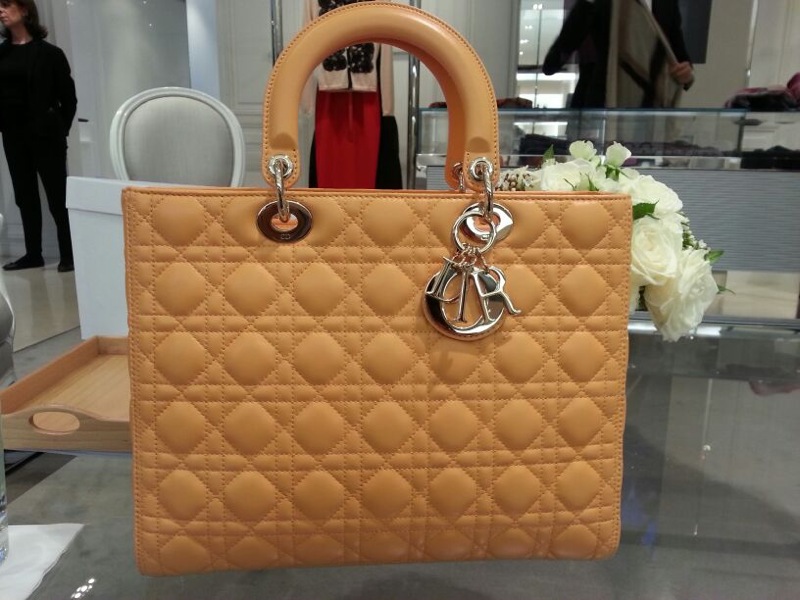 Звезды с Lady Dior Patent Large Bag